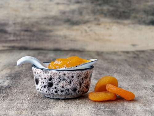 Ceramic Jar Little Jar Apricot Jam Apricot