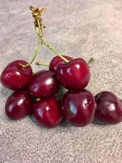 Cherry Nature Food Fresh Berries Vitamins