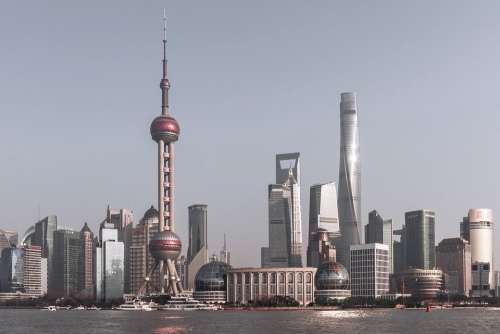 China Shanghai City Building