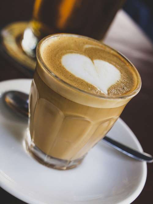 Coffee Heart Cafe Romantic