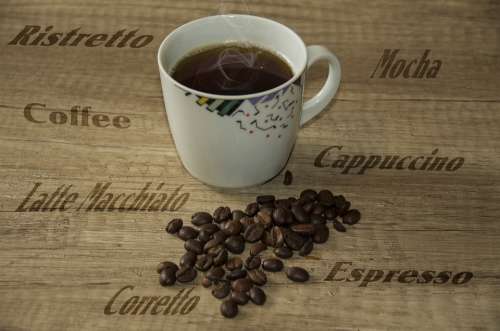 Coffee Espresso Cappuccino Breakfast Beverages