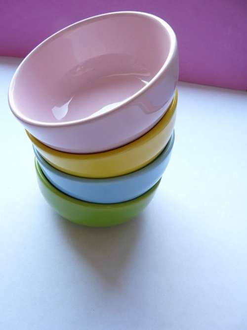 Colored Pots Ceramics Colors