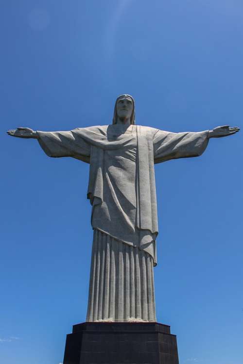 Corcovado Christ The Redeemer Brazilwood Statue