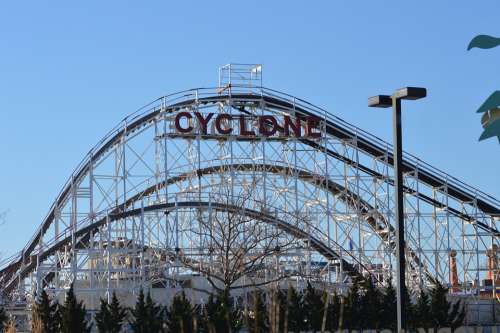 Cyclone Beach Park Scene Outdoor Landscape City