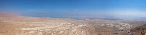 Dead Sea Desert Israel Landscape Sand Dry
