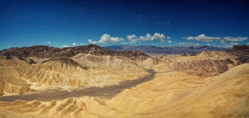 Death Valley Zabriskie Point California Landscape