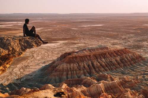Desert Landscape Dry Geology Rock Nature Erosion