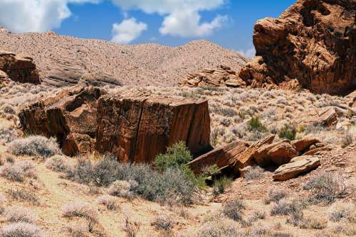 Desert Rock Landscape Geology Erosion Nature