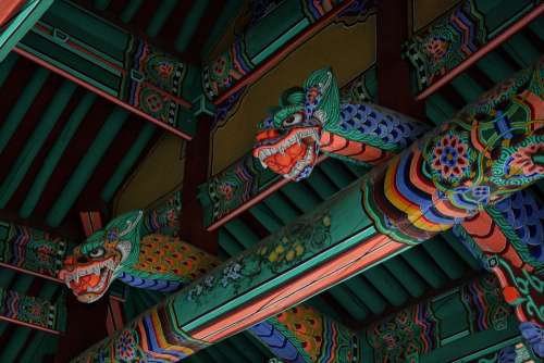 Dragon Temple Republic Of Korea A Single Layer