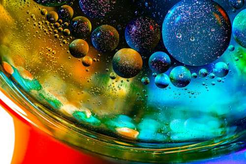 Drops Water Oil Liquid Splash Drop Yellow