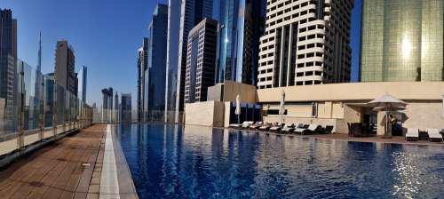 Dubai Pool Gevora Architecture Hotel Luxury