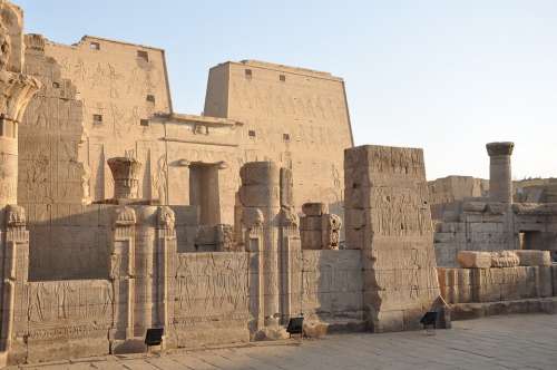 Edfu Temple Egypt Pharaoh Luxor Travel Nile