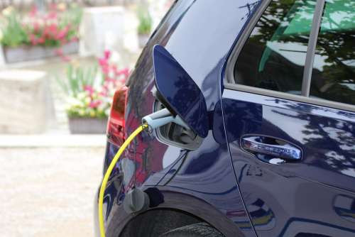 Electric Car E Car Current Charging Station