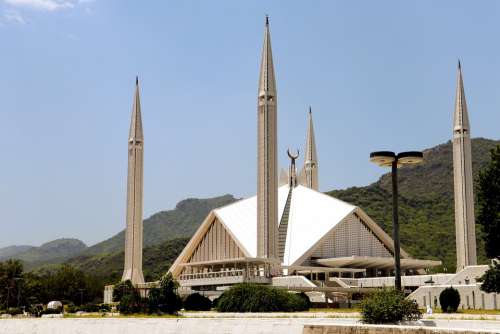 Faisal Mosque Mosque Pakistan Islamabad Masjid