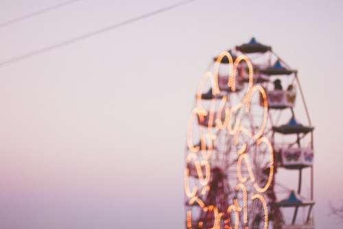 Ferris Wheel Amusement Park Rides Fun Entertainment