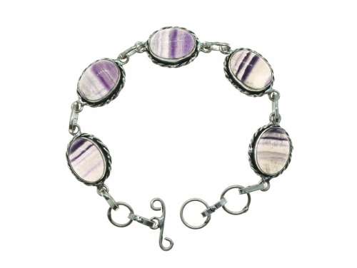 Fluorite Bracelet Rainbow Fluorite Jewelry Gemstone