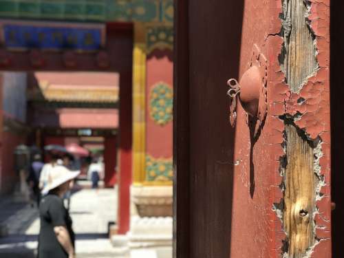 Forbidden City Goal Beijing China Red History