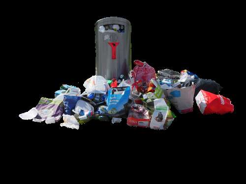 Garbage Can Garbage Garbage Heap Waste Waste Pile