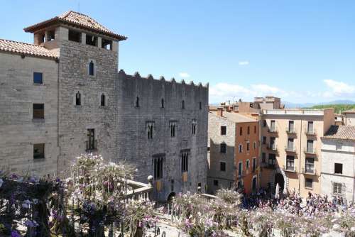 Girona Spain City Space Catalonia Historic Center