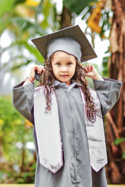 Graduations Children Child Graduate Education