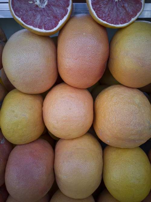 Grapefruit Fruit Food Citrus Fresh Healthy
