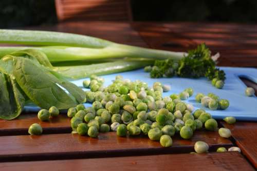 Green Pea Vegetables Fresh Food Healthy Diet