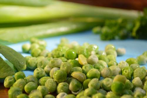 Green Pea Vegetables Fresh Food Healthy Diet