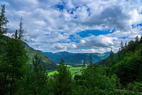 Hagertal Kössen Tyrol Austria Nature Alpine
