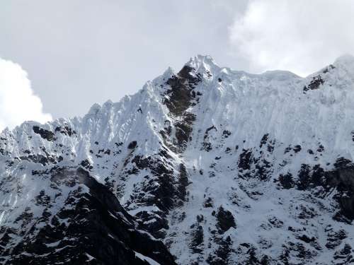 Humantay Top Mountain Climbing Andy Peru Array