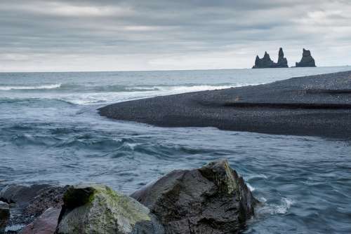 Iceland North Atlantic Rock Branding Water Wave