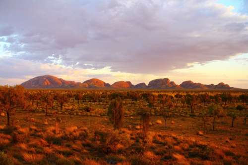 Kata Tjuta Australia Outback Kata Uluru Red Rock
