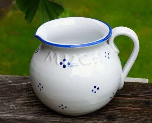 Krug Milk Ceramic Fresh Healthy