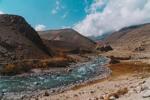 Kyrgyzstan Travel Panorama Rios Beauty Mountains