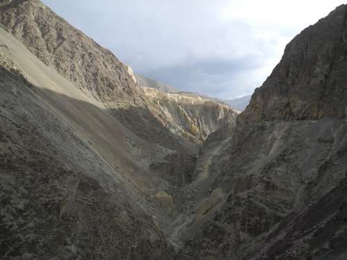 Ladakh Nubra India Landscape Mountain Scenery