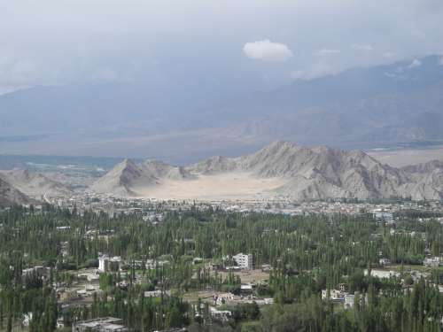 Ladakh Leh India Landscape Mountain Scenery