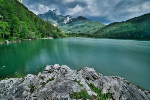 Leopold Steinersee Landscape Styria Austria Lake
