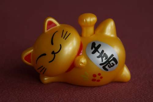 Lucky Cat Lucky Charm Japanese Manekineko Spiritual