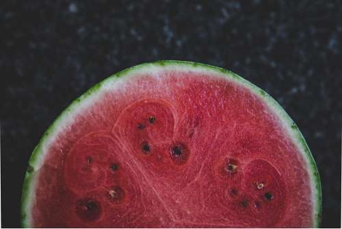 Melon Fruit Summer Red Food Watermelon Ripe
