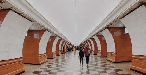 Metro People Transport City Train Passengers