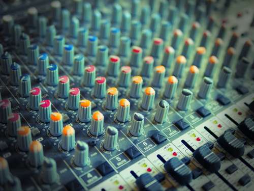 Mixer Console Music Radio Mixer Audio Sound