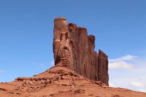 Monument Valley Arizona Desert Landscape Rock Red