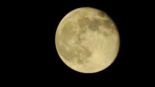 Moon Night Sky Space Astronomy The Fullness Of