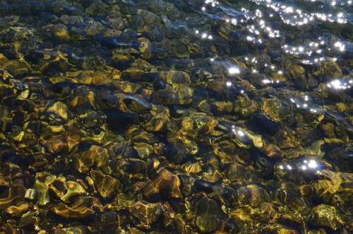 Natural Water Sea Landscape Reflection