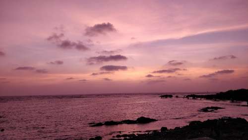 Nature Landscape Water Sea Sky Evening Summer