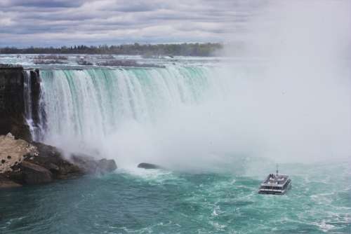 Niagara Falls Canada Waterfall Scenic Waterfalls
