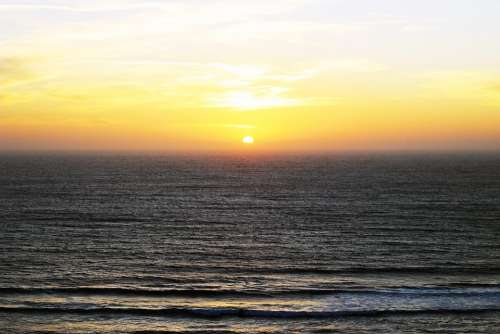 Ocean Portugal Sea Nature Landscape Beach Wave