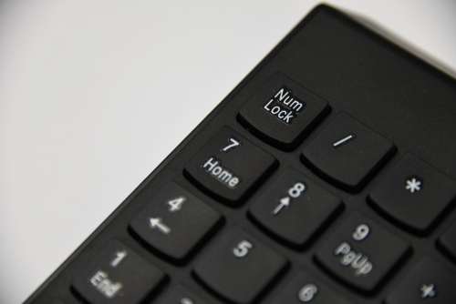 Office Keyboard Typing Number