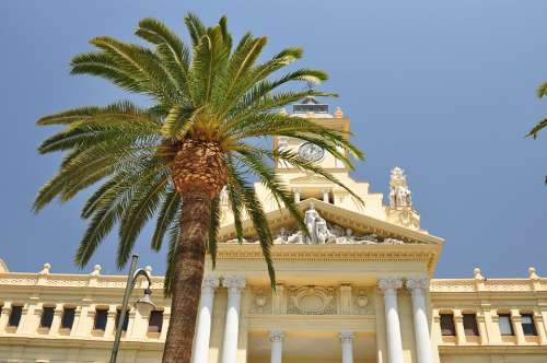 Palm Malaga Architecture Tourism Paradise