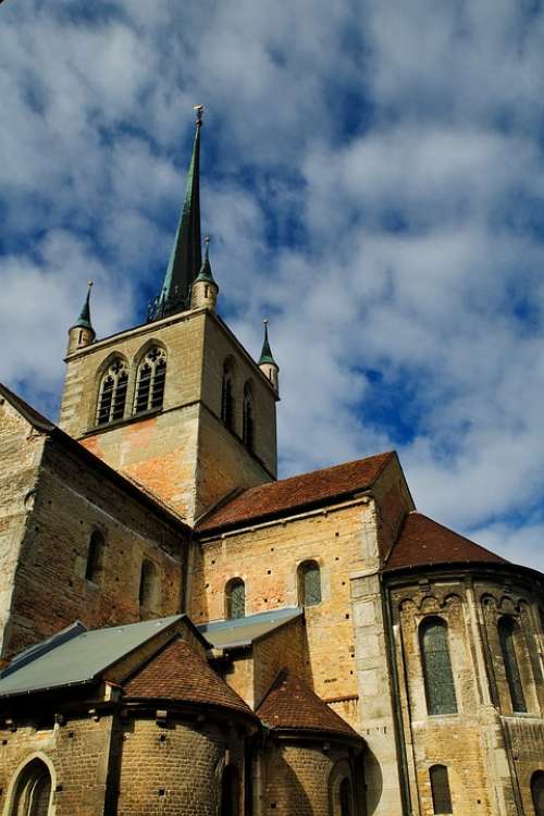 Payerne Vaud Switzerland Church Rhaeto Romanic