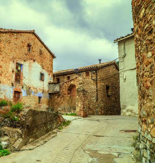 People Rural House Houses Stone Architecture Sky